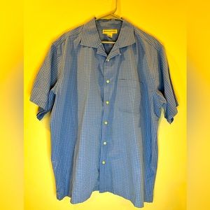 Banana Republic Mens Collared Button Down Short Sleeve